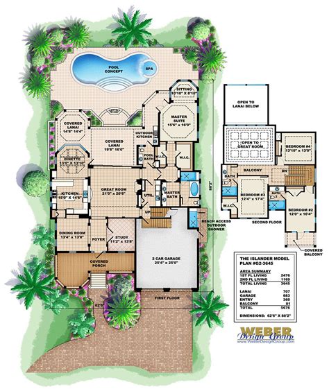 keywest house with metal roof|Beach House Plan: Key West Style Coastal Home Floor Plan.